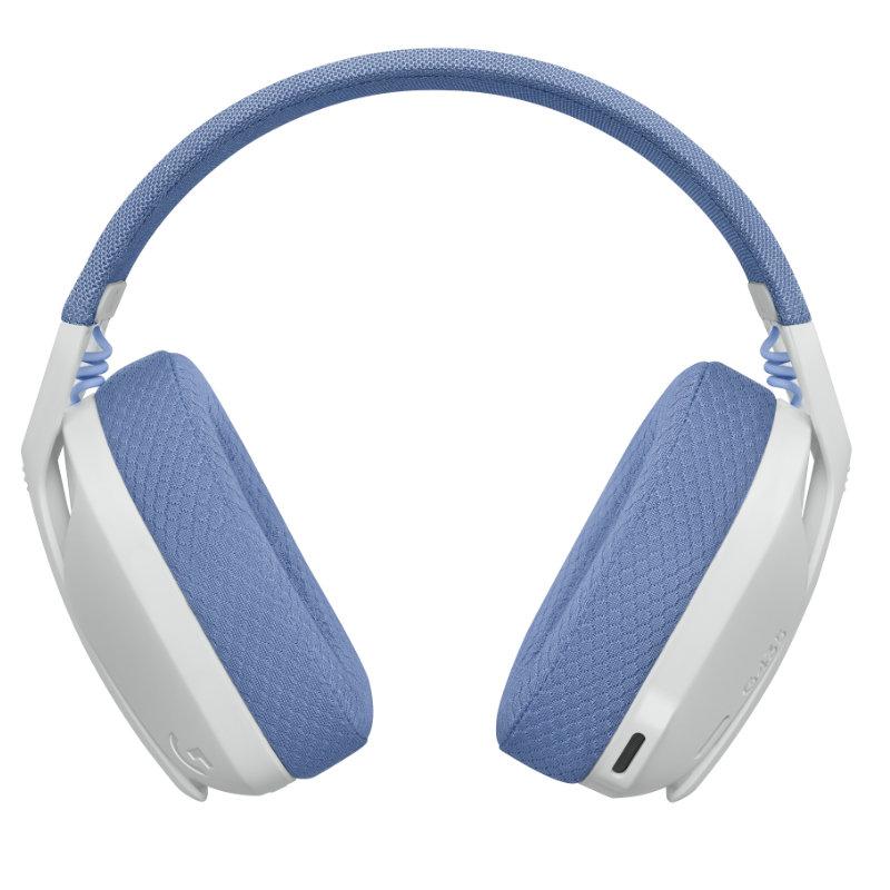 Геймърски безжични слушалки Logitech G435 Lightspeed Wireless, Микрофон, Бял-photo 2