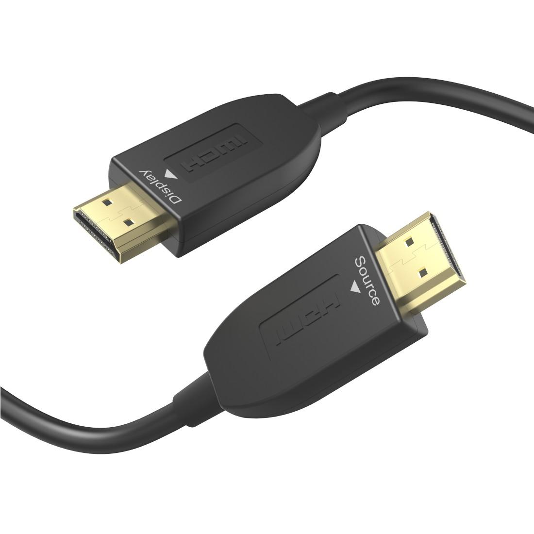 Оптичен активен кабел HAMA Optical, HDMI мъжко - HDMI мъжко, Ethernet, 8K, 205345-photo 2