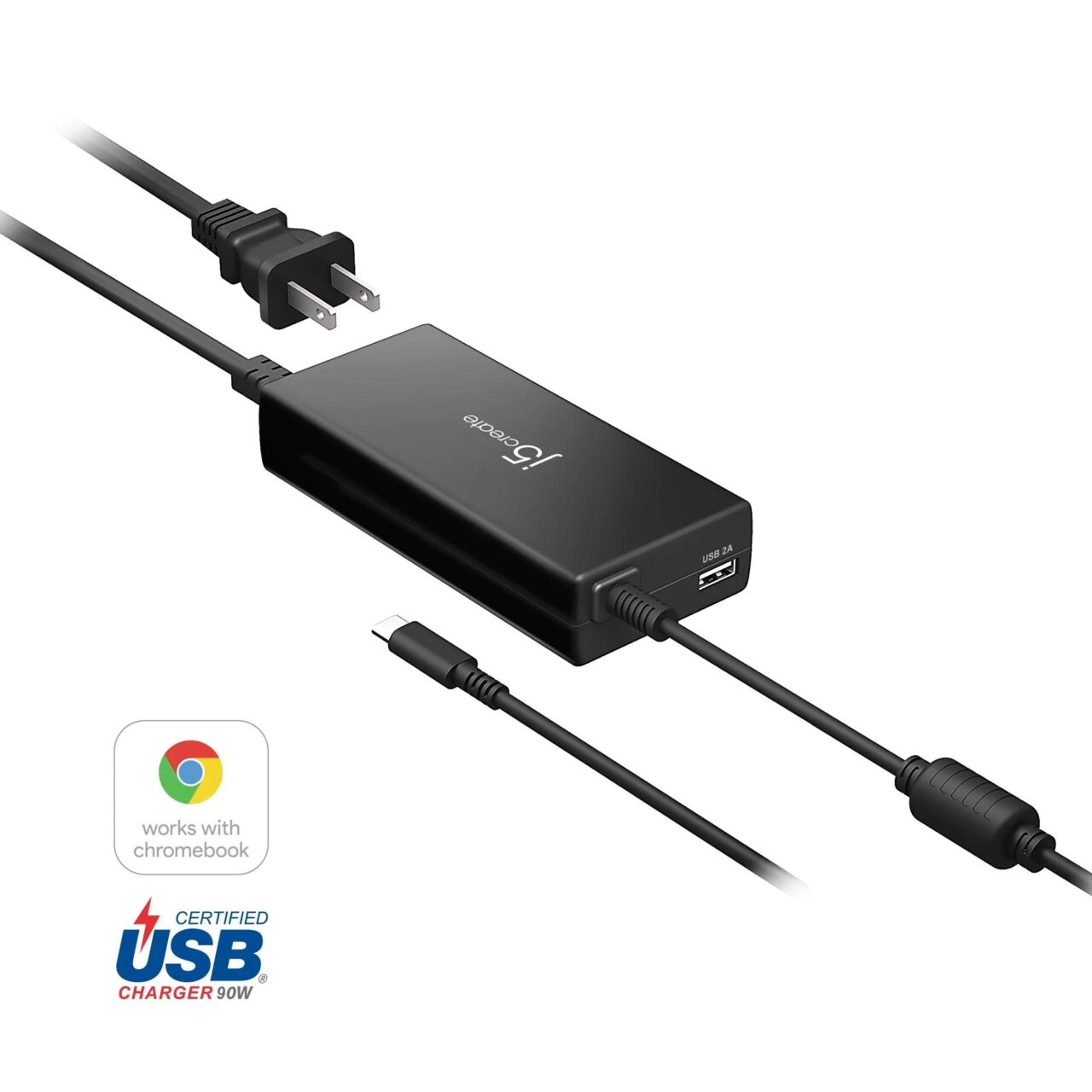 Зарядно j5create JUP2290C, 100W, USB-A, USB-C-photo 2