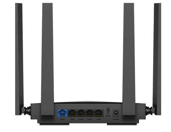 Безжичен рутер Cudy WR3600H, 1× 2.5GbE, 4× GbE, 2882 Mbps + 688 Mbps, 3.6 Gbps, Dual-Band Wi-Fi 7 , VPN Server and Client, 10/100/1000-photo 1
