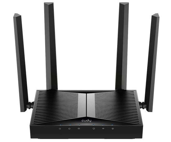 Безжичен рутер Cudy WR3600H, 1× 2.5GbE, 4× GbE, 2882 Mbps + 688 Mbps, 3.6 Gbps, Dual-Band Wi-Fi 7 , VPN Server and Client, 10/100/1000