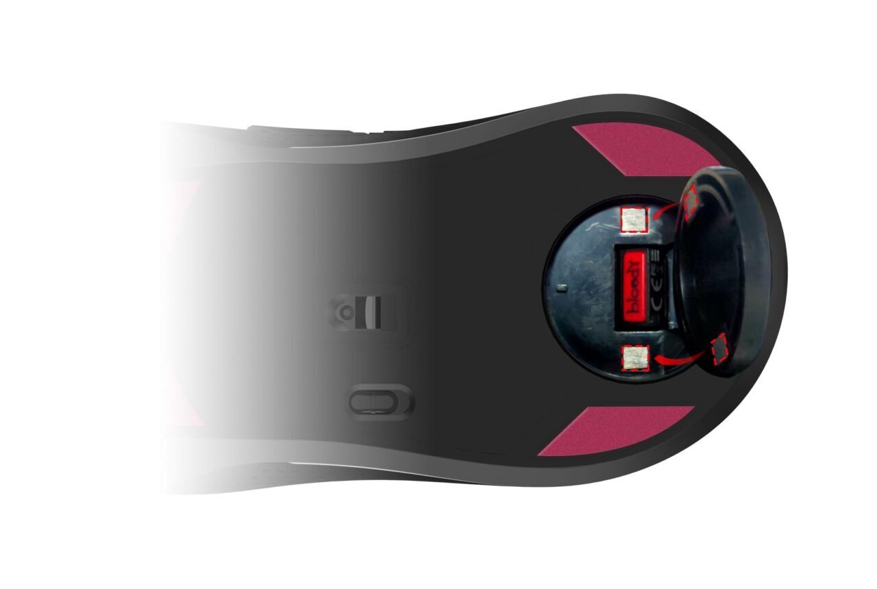 A4tech Bloody R90 Plus Stone black Геймърска безжична оптична мишка-photo 4