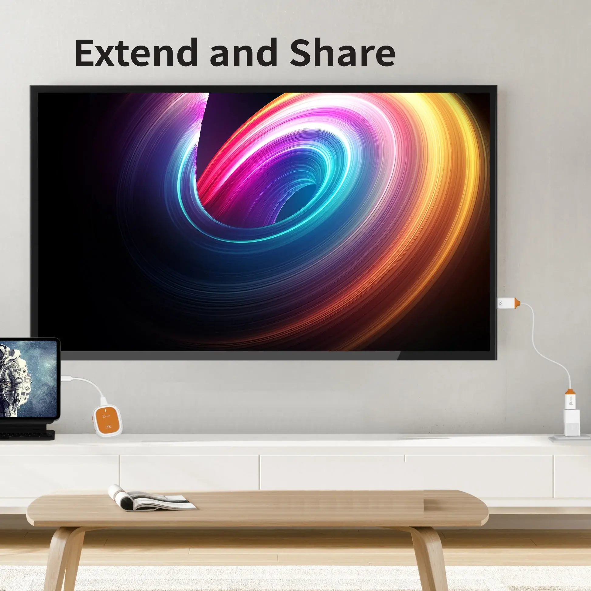 j5 create JVAW61 Screencast FHD USB-C Wireless Extender-photo 6