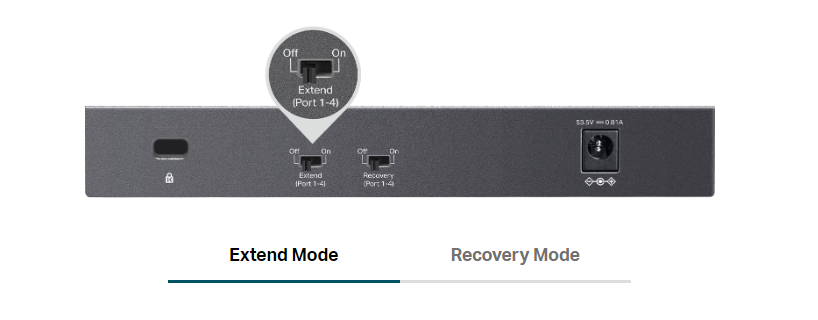 Комутатор TP-Link LS106LP 6-портов 10/100 Mbps с 4-портов PoE+-photo 6