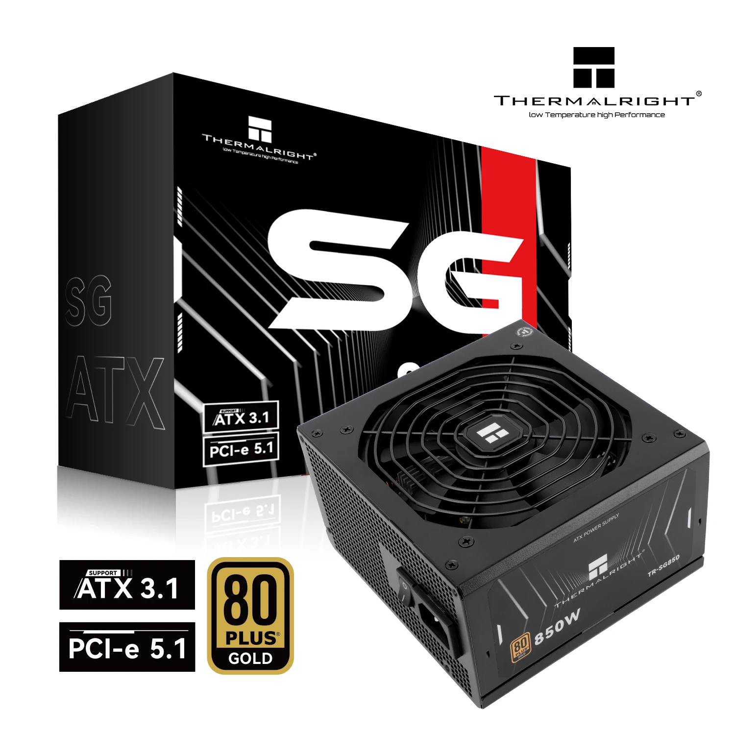 Thermalright Thermalright захранване PSU ATX 3.1 850W Gold - TR-SG-850-photo 4