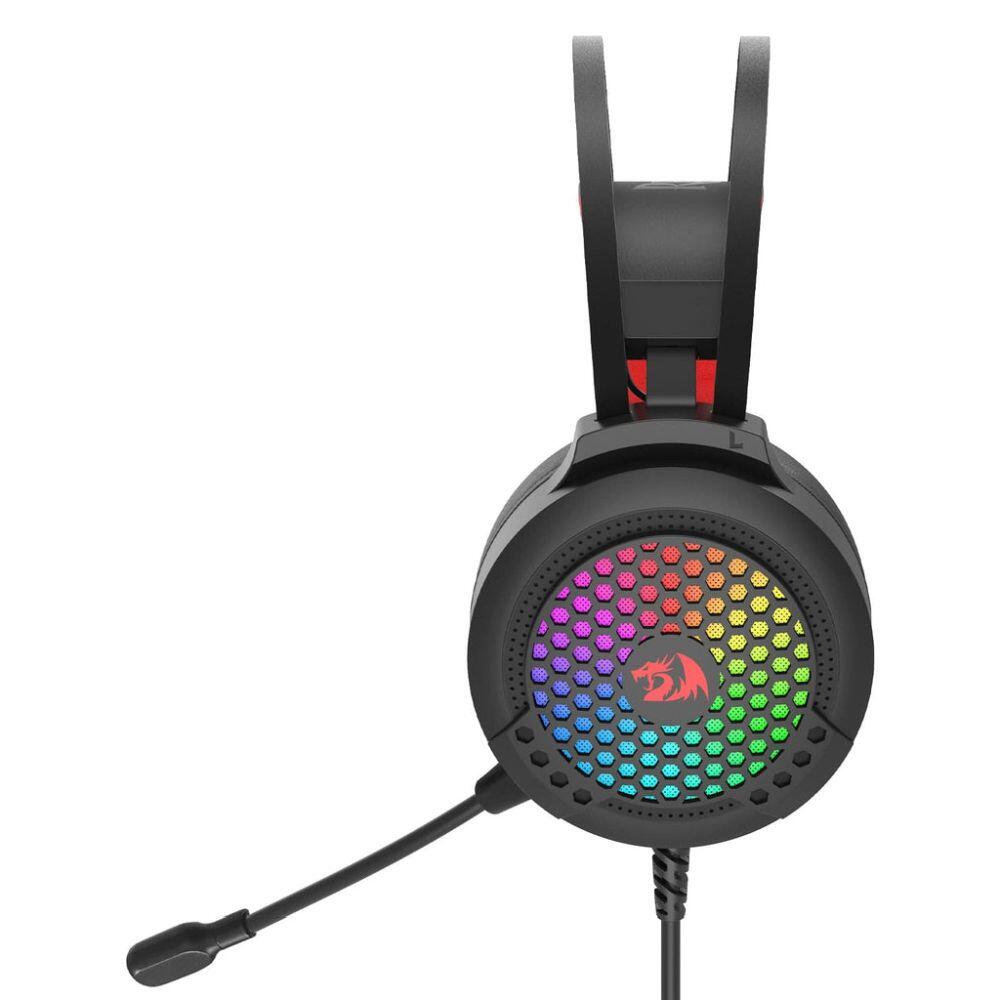 Геймърски слушалки Redragon Carmen H261 с RGB осветление - черни-photo 4
