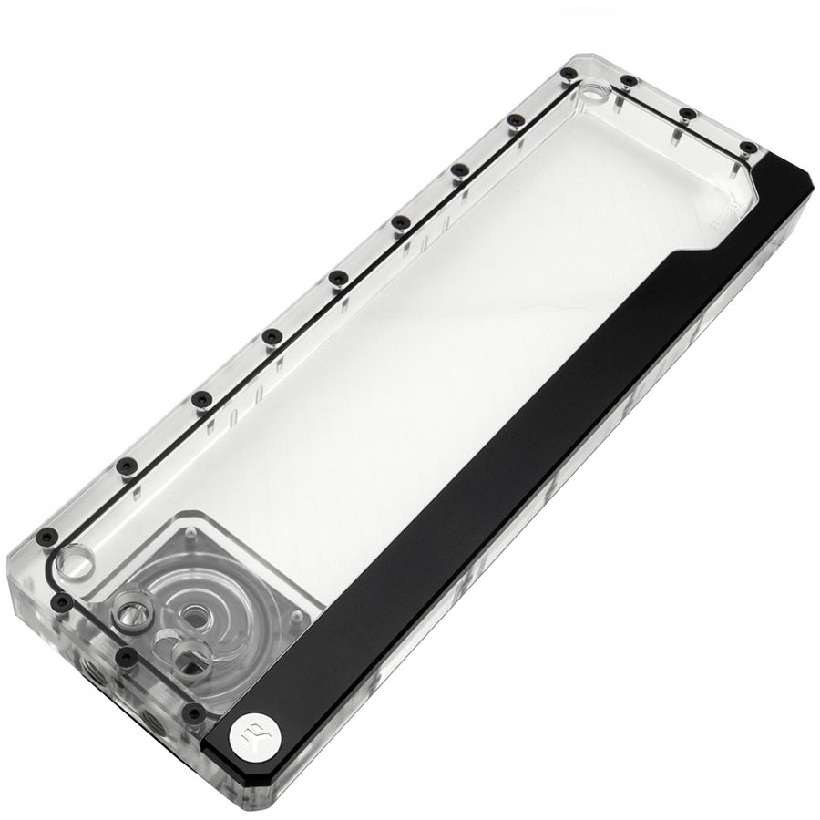 EK-Quantum Kinetic FLT 360 DDC PWM D-RGB - Plexi, 360mm pump-reservoir
