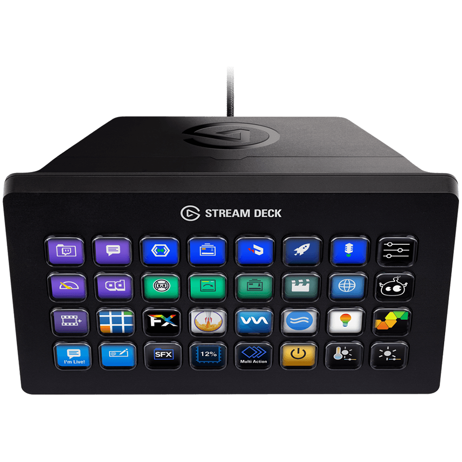 Corsair Elgato Stream Deck XL - Advanced Stream Control with 32 customizable LCD keys, for Windows 10 and macOS 10.13 or later-photo 1