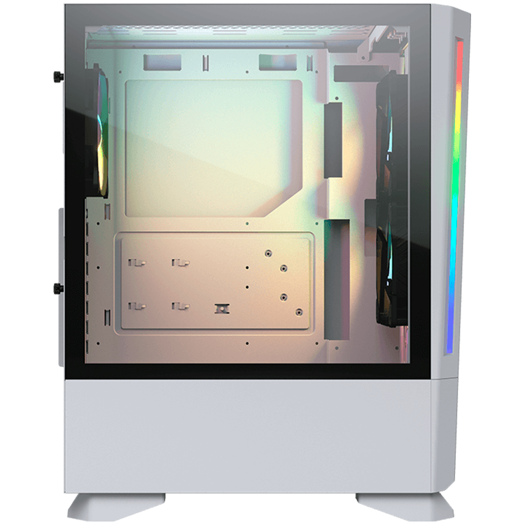 COUGAR MX430 Air RGB (White), Mid Tower, Mini ITX / Micro ATX / ATX, USB 3.0 x 2, USB 2.0 x 1, Mic x 1 / Audio x 1, Reset Button, RGB Button, 3x ARGB-photo 2