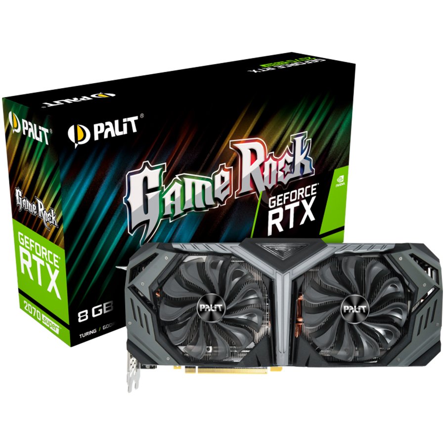 PALIT Video Card GeForce RTX 2070 SUPER NVidia, GameRock 8GB GDDR6,256bit ,HDMI,3xDP,part#NE6207S020P2-1040G-photo 3