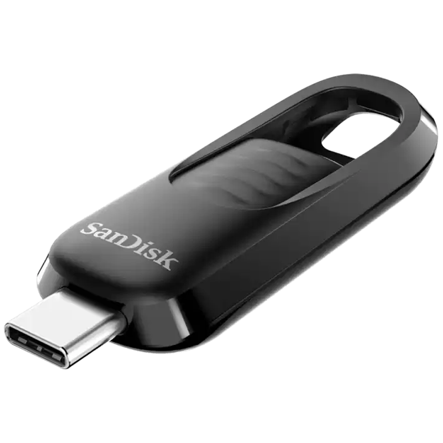 SanDisk Ultra Slider USB Type-C Flash Drive, 64GB USB 3.2 Gen 1 Performance with a Retractable Connector-photo 1