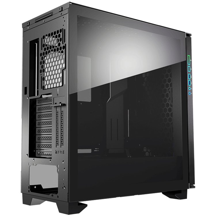 Chassis COUGAR Dark Blader-G, Full Tower, Mini ITX/Micro ATX/ATX/CEB/**E-ATX, USB 3.0x2/Mic x1/Audio x1/RGB Control Button x1, Rear: 120mm x1 (pre-installed),Addressable RGB LEDs, Dimensions (WxHxD):232 x 523 x 518 (mm)-photo 2