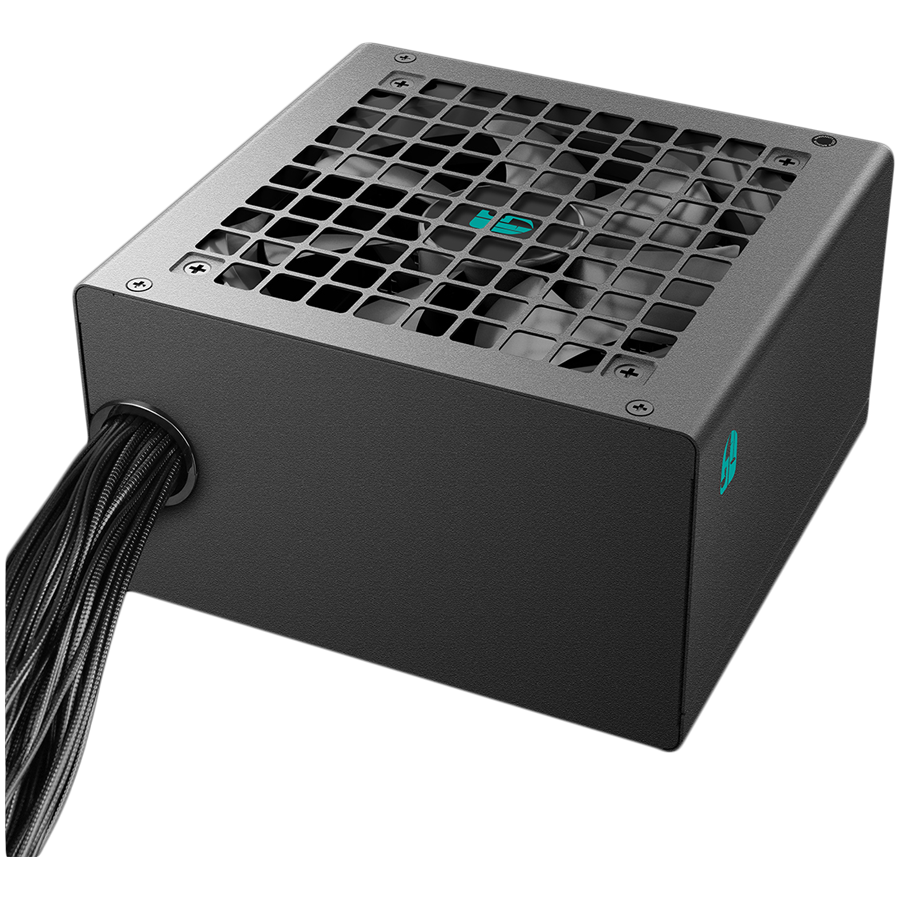 DeepCool Gamer Storm, PF500X, 500W, 80 Plus BRONZE, Cybenetics Bronze, Taiwanese + Japanese Capacitors, Black Sleeved Cables, Hydro Bearing 120mm Fan, OPP/OVP/OCP/SCP/OTP/UVP/SIP/NLO, R-PF500X-HD0B-JGEU, 3Y-photo 2