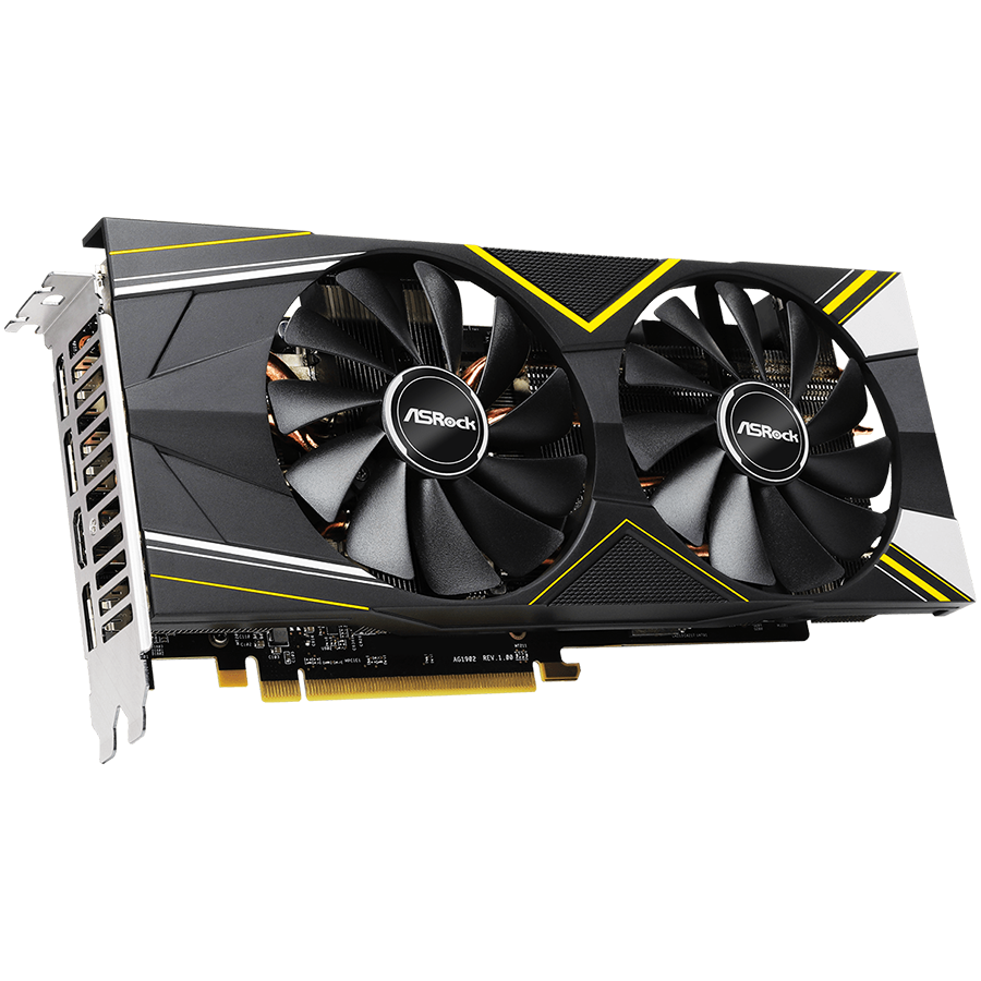 ASROCK Video Card AMD Radeon RX 5700 XT Challenger D 8GB OC GDDR6 256bit 1xHDMI /3xDP Retail-photo 1