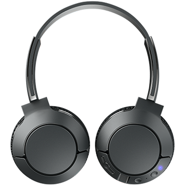 TCL On-Ear Bluetooth Headset, Strong BASS, flat fold, Frequency: 10-22K, Sensitivity: 102 dB, Driver Size: 32mm, Impedence: 32 Ohm, Acoustic system: closed, Max power input: 30mW, Connectivity type: Bluetooth only (BT 4.2), Color Shadow Black-photo 1