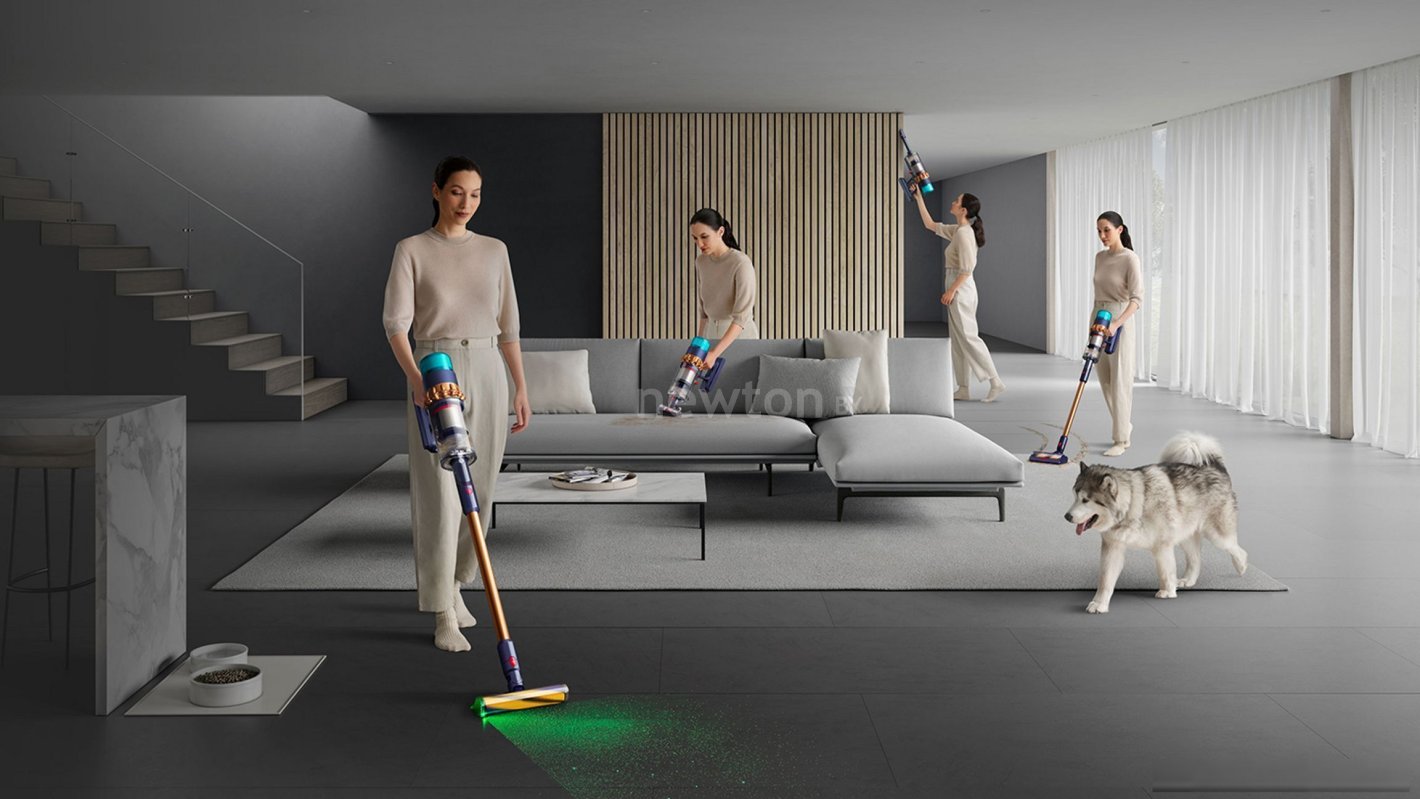 Dyson Gen5detect™ Absolute vacuum - без торба, безжична, 280 AW, 0.77 l капацитет на контейнера, до 70 минути работа - 446989-01-photo 5