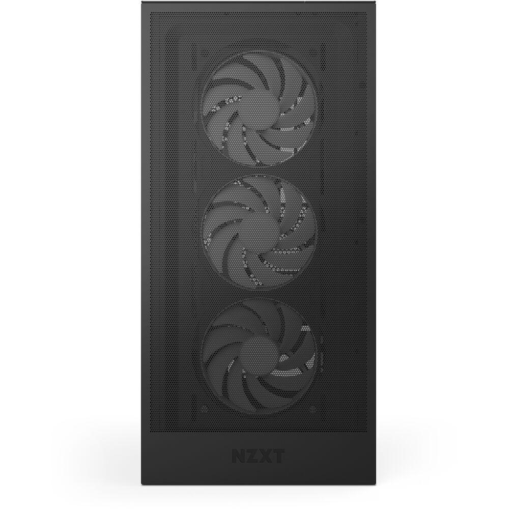 Кутия NZXT H5 Flow RGB 2024 Black, Mid-Tower - NZXT-CASE-H52FB-R1-photo 1