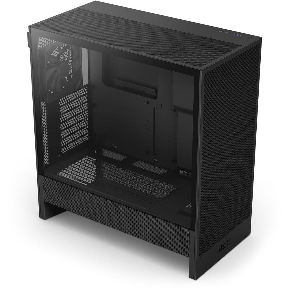 Кутия NZXT H5 Flow RGB 2024 Black, Mid-Tower - NZXT-CASE-H52FB-R1-photo 2