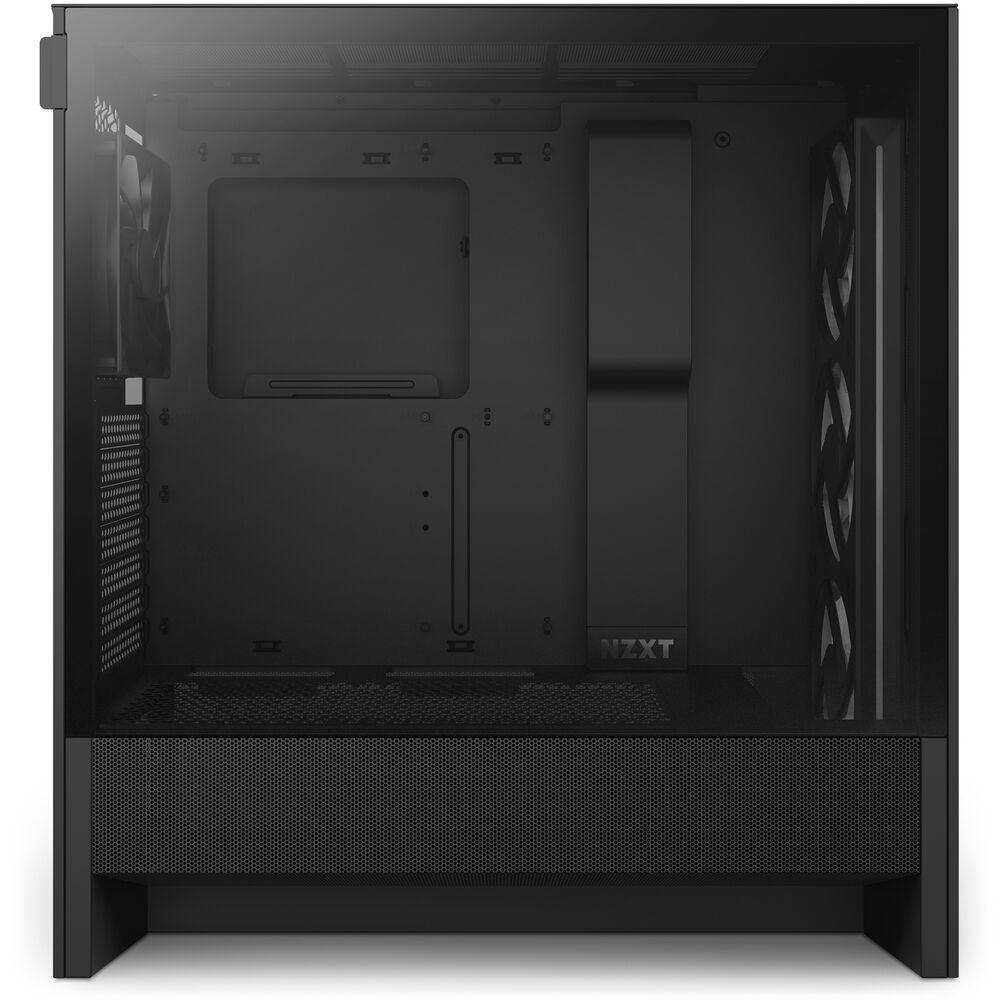 Кутия NZXT H5 Flow RGB 2024 Black, Mid-Tower - NZXT-CASE-H52FB-R1-photo 5