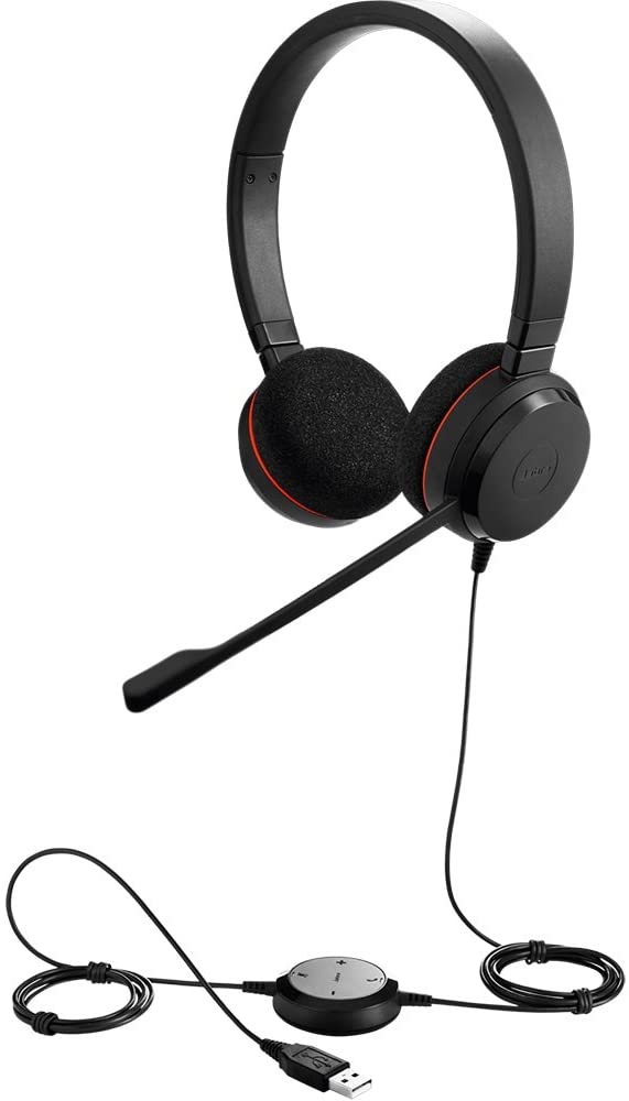 Слушалки Jabra Evolve 20 UC стерео с микрофон USB 4999-829-209