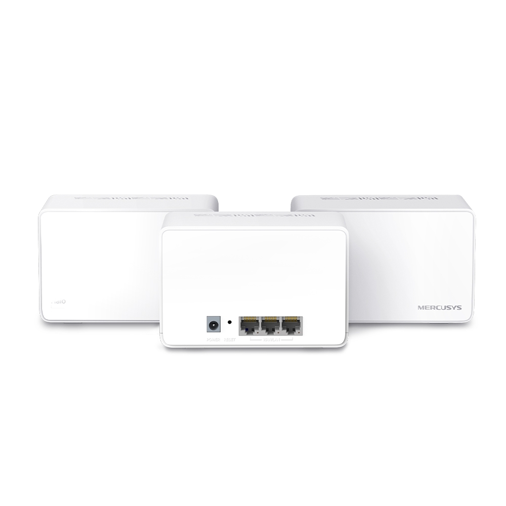 Безжична Wi-Fi Mesh система Mercusys Halo H80X 3-pack AX3000-photo 2