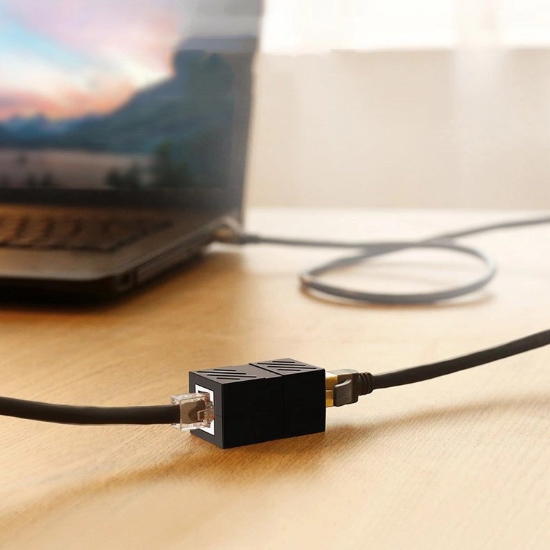 Мрежов кабелен конектор Ugreen Ethernet RJ45 10 Gbps NW114 20390 64234 - черен-photo 2