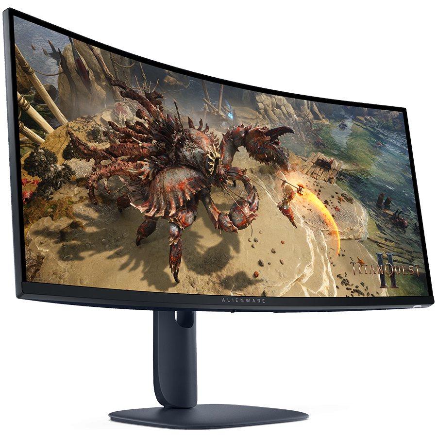 DELL Alienware 34 Curved Gaming Monitor AW3425DWM, 34" WQHD 3440x1440 at 180Hz, 21:9, 95% DCI-P3 (CIE 1976), 1 ms, 400 cd/m2(peak), 3000:1, 1.07 billion colours, 178/178, 2xHDMI, DP 1.4, USB 5Gbps Type-A,1 USB 5Gbps Type-B, Height, tilt, VESA-photo 1