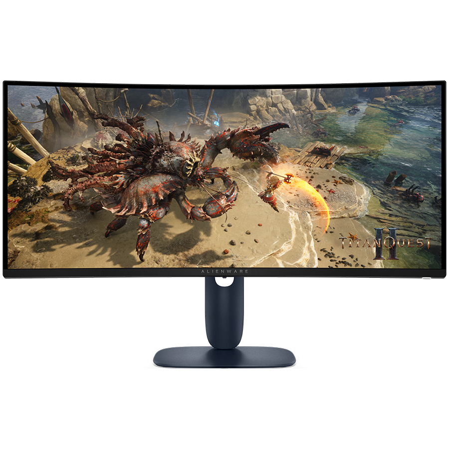 DELL Alienware 34 Curved Gaming Monitor AW3425DWM, 34" WQHD 3440x1440 at 180Hz, 21:9, 95% DCI-P3 (CIE 1976), 1 ms, 400 cd/m2(peak), 3000:1, 1.07 billion colours, 178/178, 2xHDMI, DP 1.4, USB 5Gbps Type-A,1 USB 5Gbps Type-B, Height, tilt, VESA