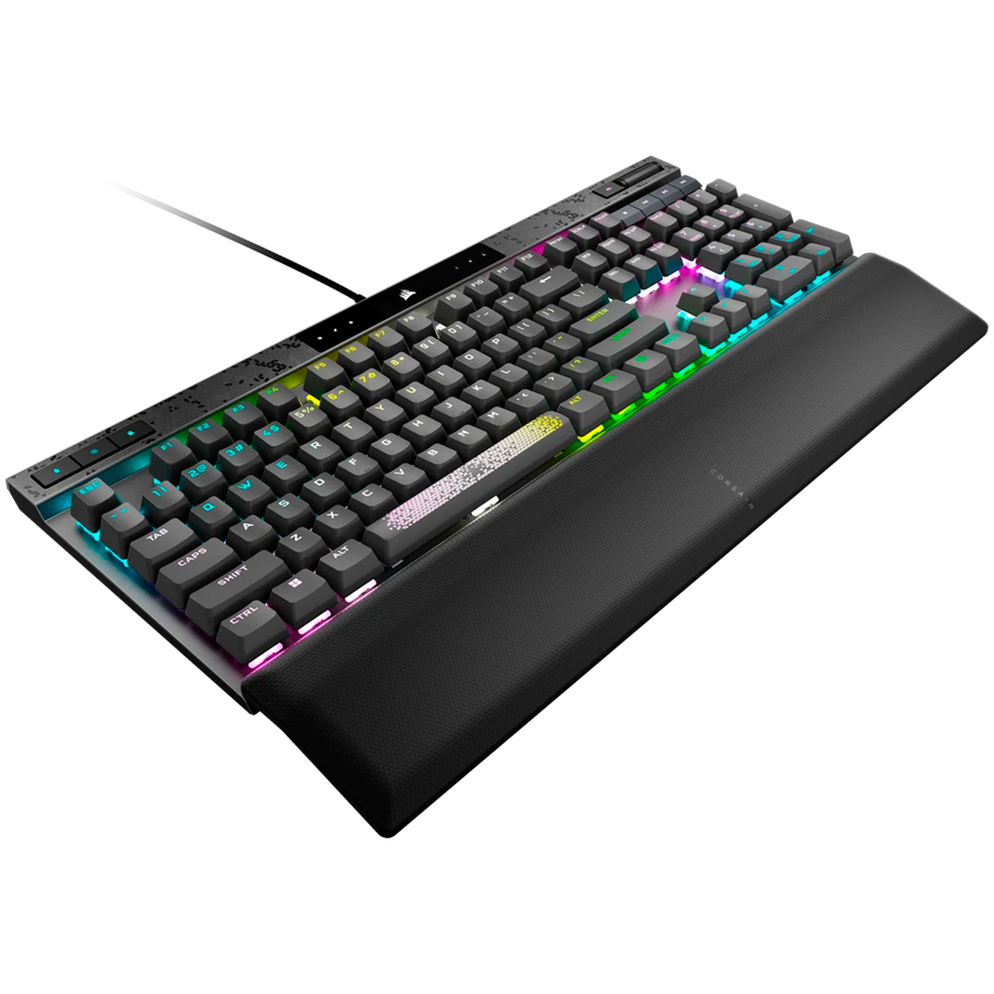 CORSAIR K70 MAX RGB Magnetic-Mechanical Backlit RGB LED MGX Black PBT Keycaps-photo 1
