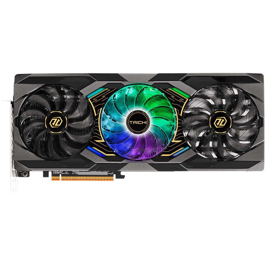 ASROCK Video Card AMD Radeon RX 9070 XT Taichi OC 16GB GDDR6 256-bit HDMI 3x DP-photo 1