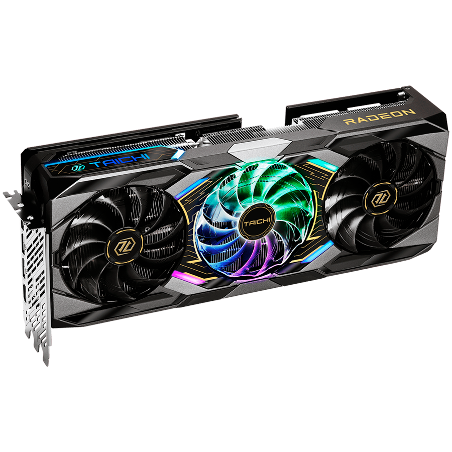 ASROCK Video Card AMD Radeon RX 9070 XT Taichi OC 16GB GDDR6 256-bit HDMI 3x DP-photo 2