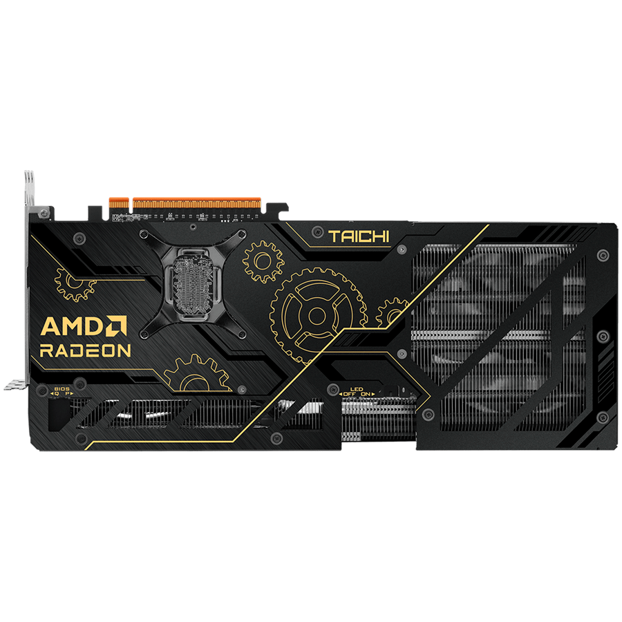 ASROCK Video Card AMD Radeon RX 9070 XT Taichi OC 16GB GDDR6 256-bit HDMI 3x DP-photo 4