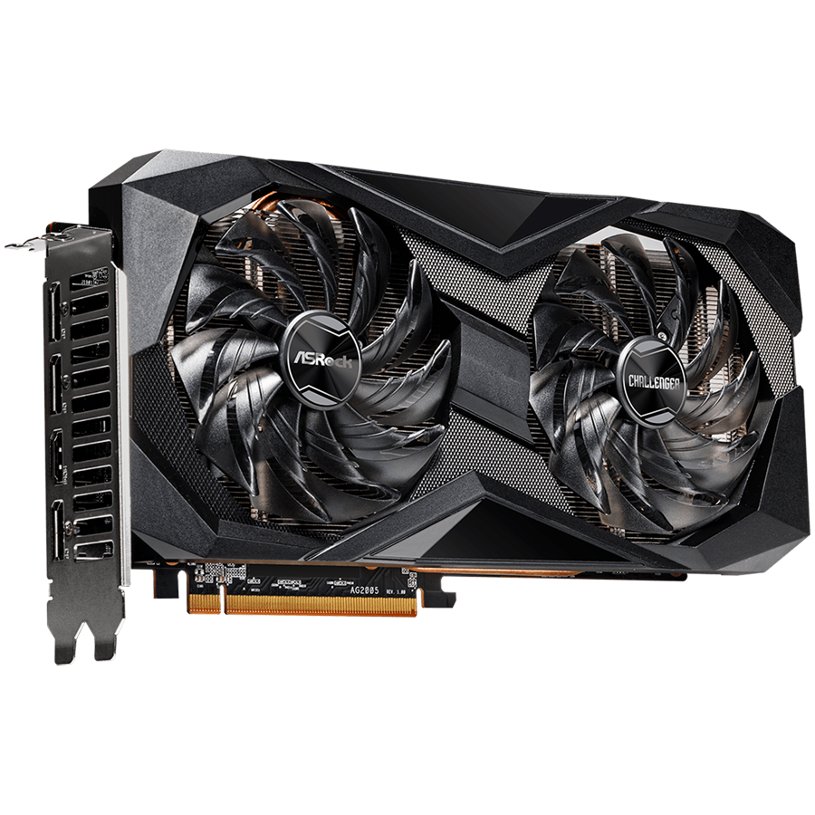 Asrock AMD Radeon RX6700XT Challenger D 12G, GDDR6 192 bit, 1xHDMI, 3xDP 1.4, power 2x8 pin, recomended PSU 650W.-photo 2