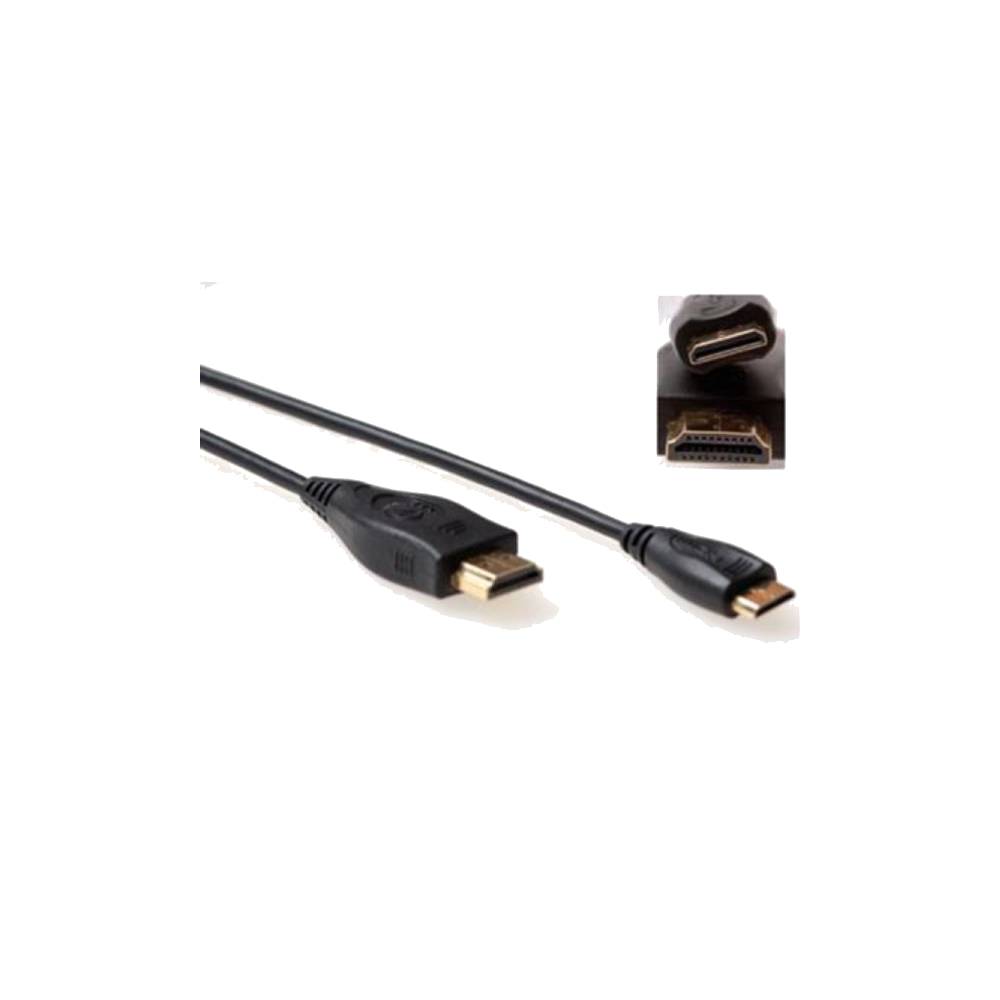 ACT HDMI A - HDMI C HDMI High Speed кабел, версия 1.4, M/M, 0.50M