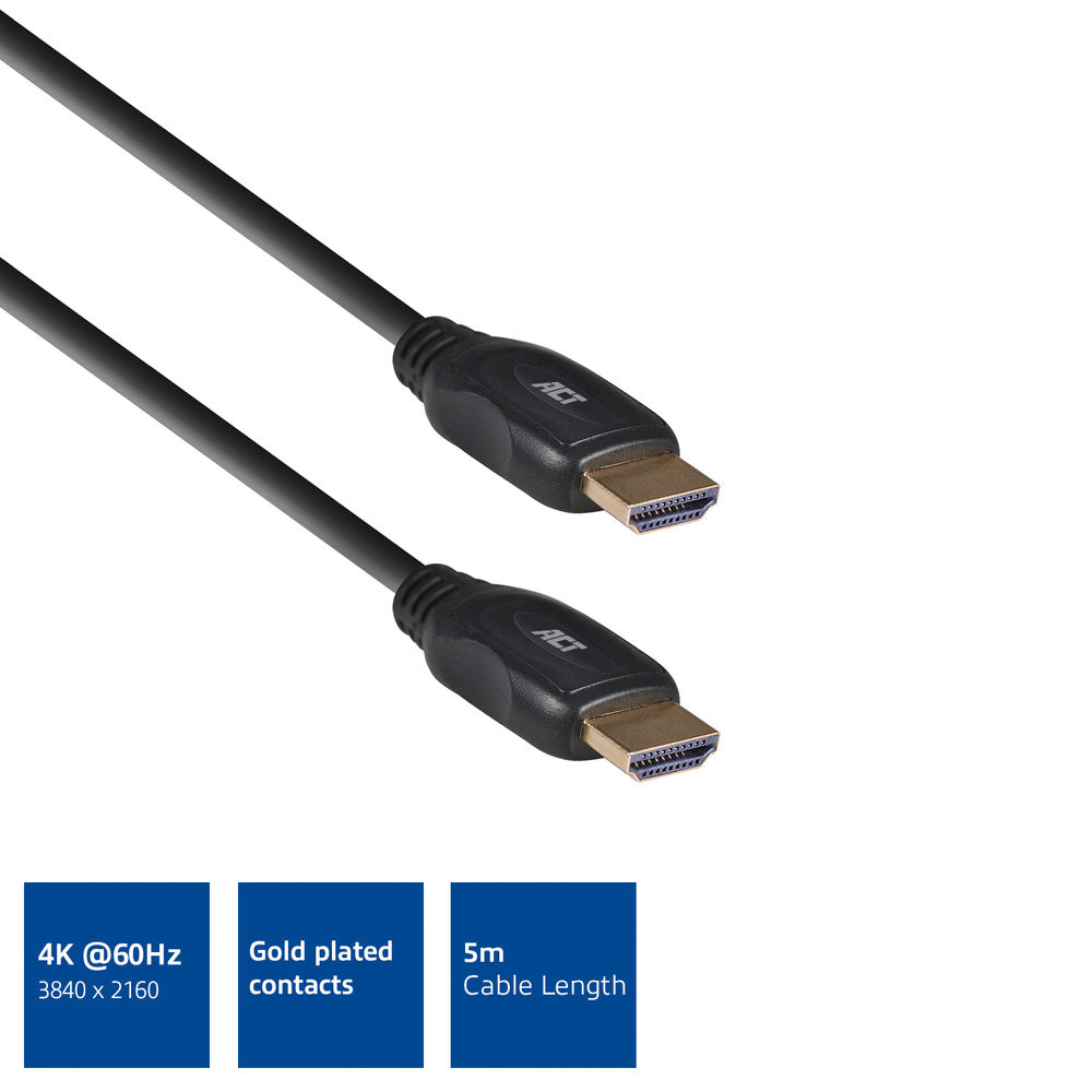ACT AC3805 HDMI High Speed кабел, 5.0m-photo 1