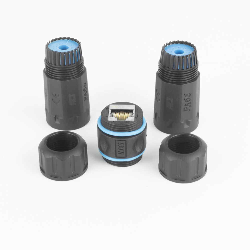 ACT екраниран външен CAT6A RJ45 съединител с IP68 защита-photo 5