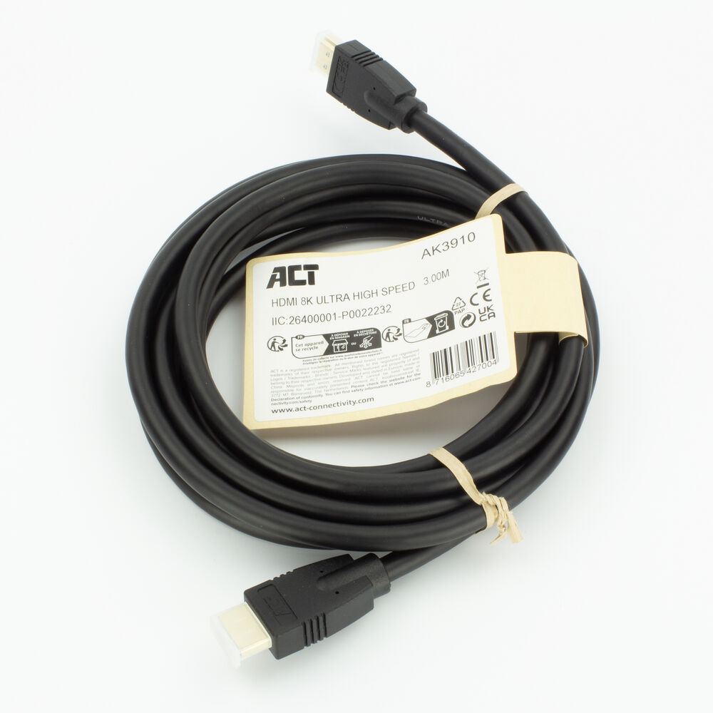 ACT HDMI 8K Ultra High Speed кабел, 3.0M-photo 3