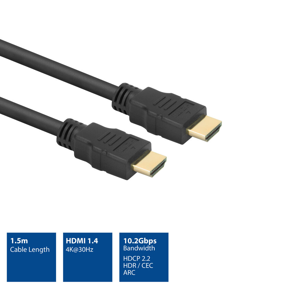 ACT HDMI A-HDMI A M/M SQ кабел,1.5M-photo 1