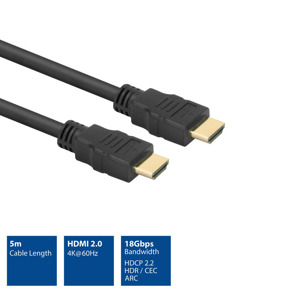 ACT HDMI AM - HDMI AM 4K/60HZ кабел, 5.0M-photo 1