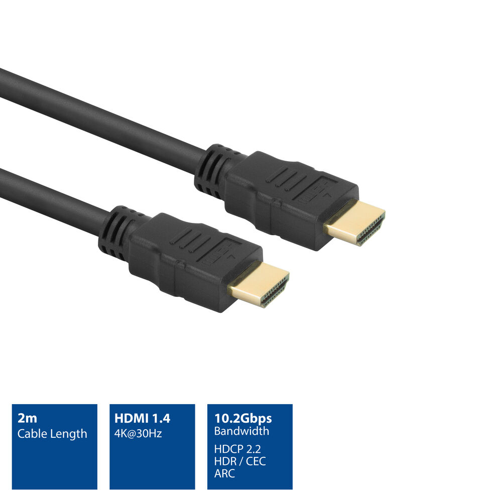 ACT HDMI A-HDMI A M/M SQ кабел, 2.0M-photo 1