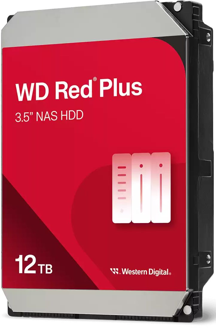 WD Red Plus Internal NAS HDD 3.5" - 12TB - WD120EFGX