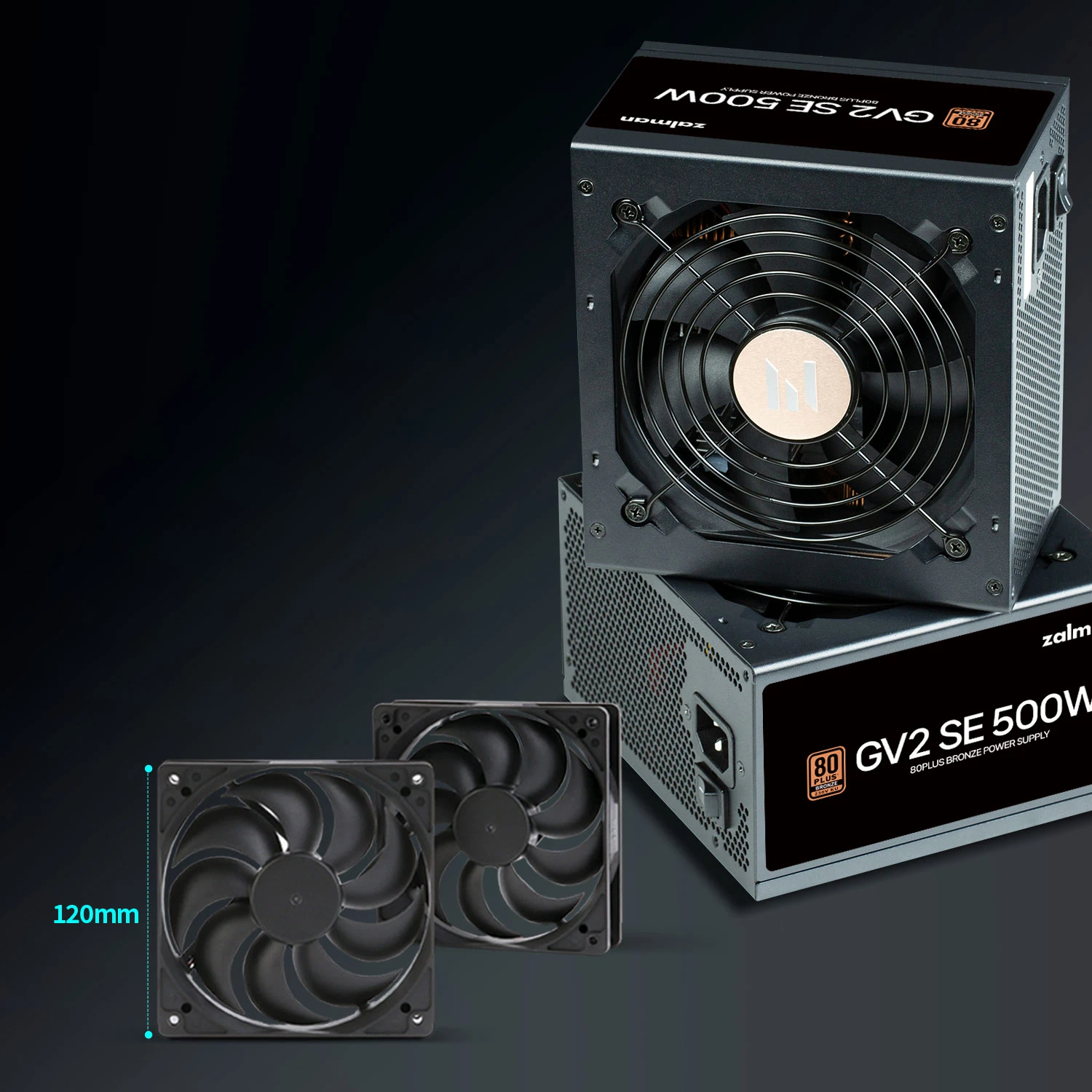 Zalman Zalman захранване PSU 500W Bronze ZM500-GV2 SE - ZM500-GV2-SE-photo 3
