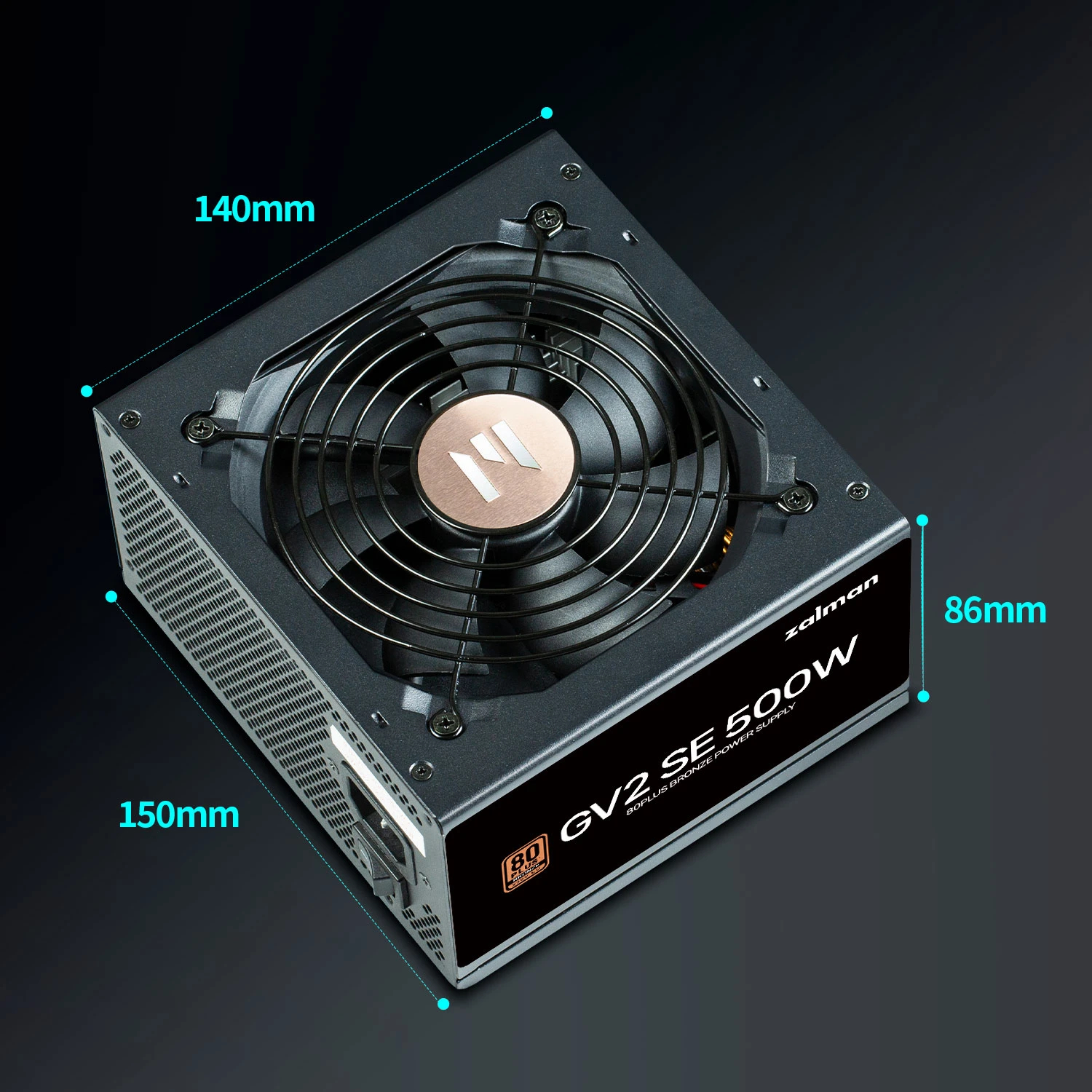 Zalman Zalman захранване PSU 500W Bronze ZM500-GV2 SE - ZM500-GV2-SE-photo 5