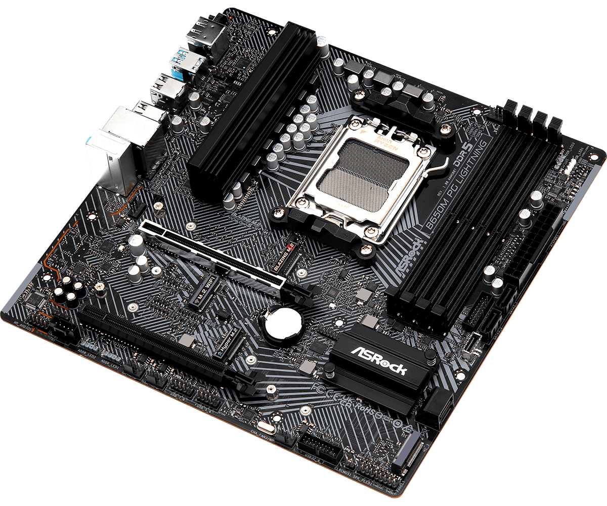 Дънна платка ASROCK B650M PG LIGHTING - 69796-photo 3