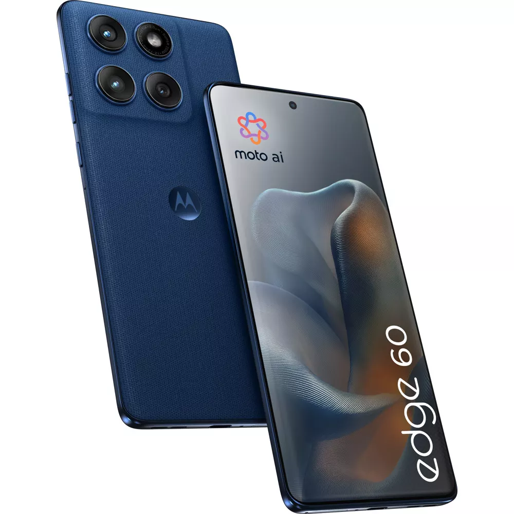 Смартфон Motorola Edge 60, 12GB, 256GB, PANTONE Gibraltar Sea - PB7H0018PL-photo 1
