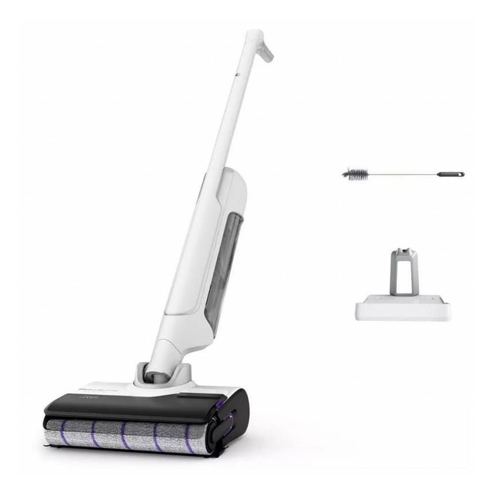 Прахосмукачка Rowenta X-Clean 10, вертикална, безжична, 200W, 790ml капацитет на контейнера, до 60 минути време на работа, система за самопочистване, бяла, GZ7035WO