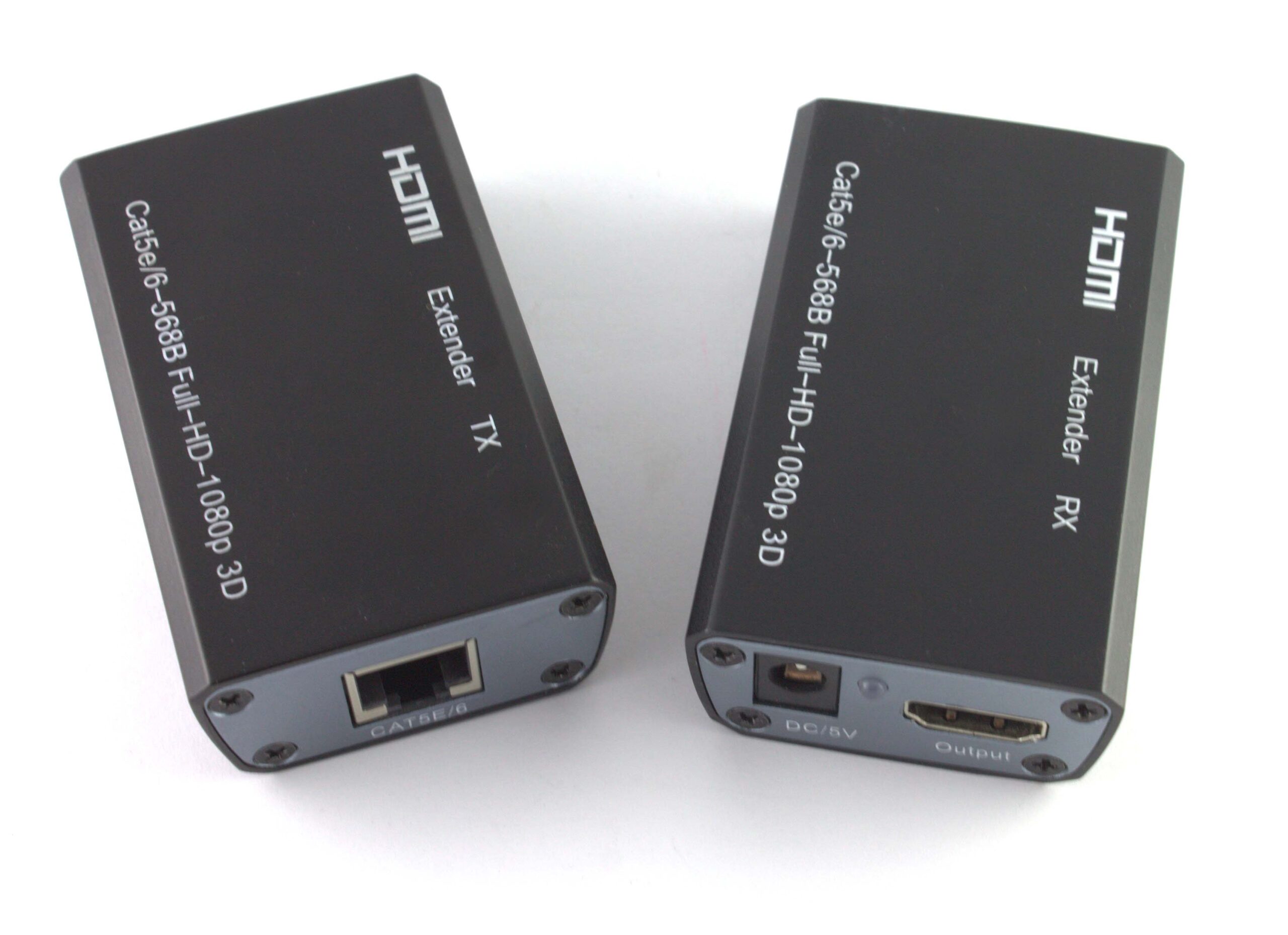 Удължител HDMI-CAT-HDMI 60M, черен - 18228-photo 1