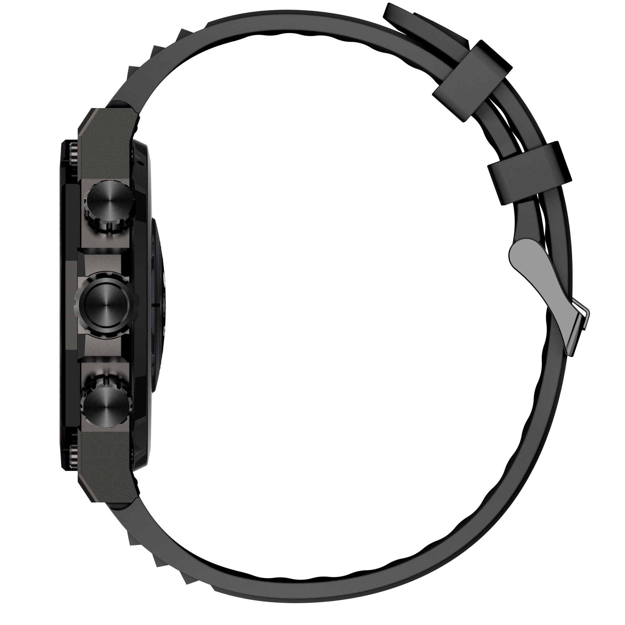 Смарт часовник Aurafit AM18, Amoled, Черен - 73129-photo 2