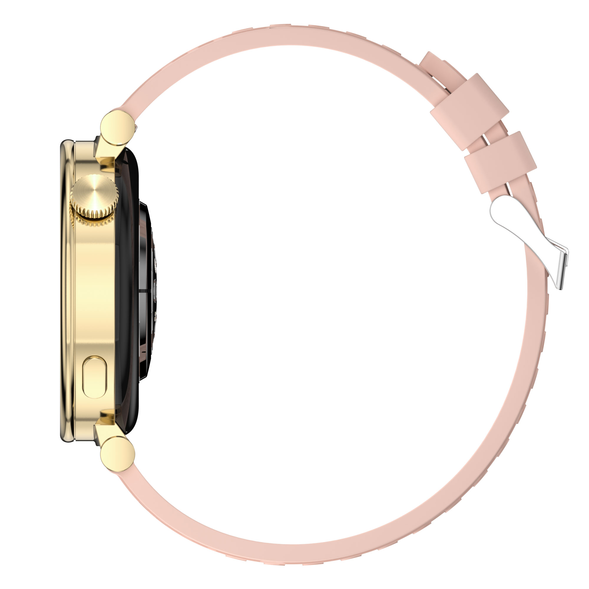 Смарт часовник Aurafit AM23, Amoled, Златист - 73128-photo 2