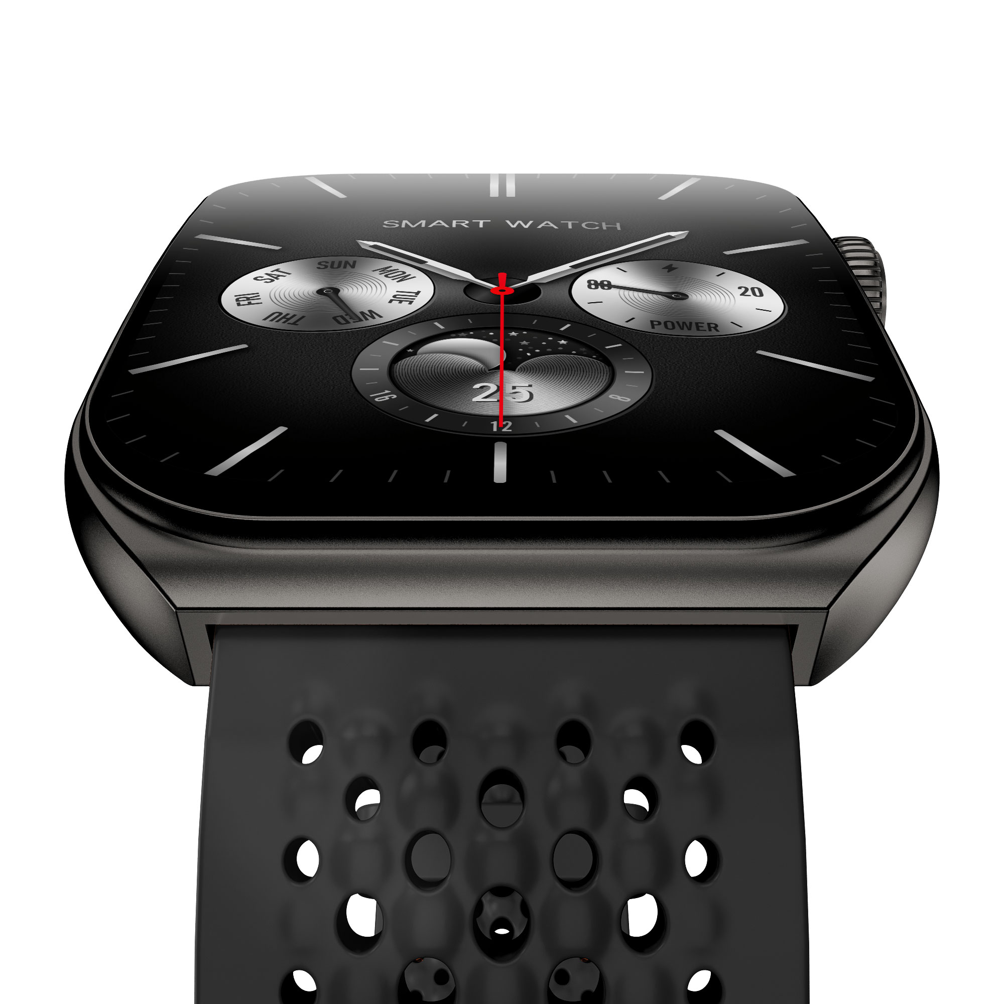 Смарт часовник Aurafit AM10B, Amoled, Черен - 73132-photo 3